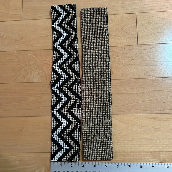 2 Woven Beaded STRETCHY Belts - Picture 3 of 3